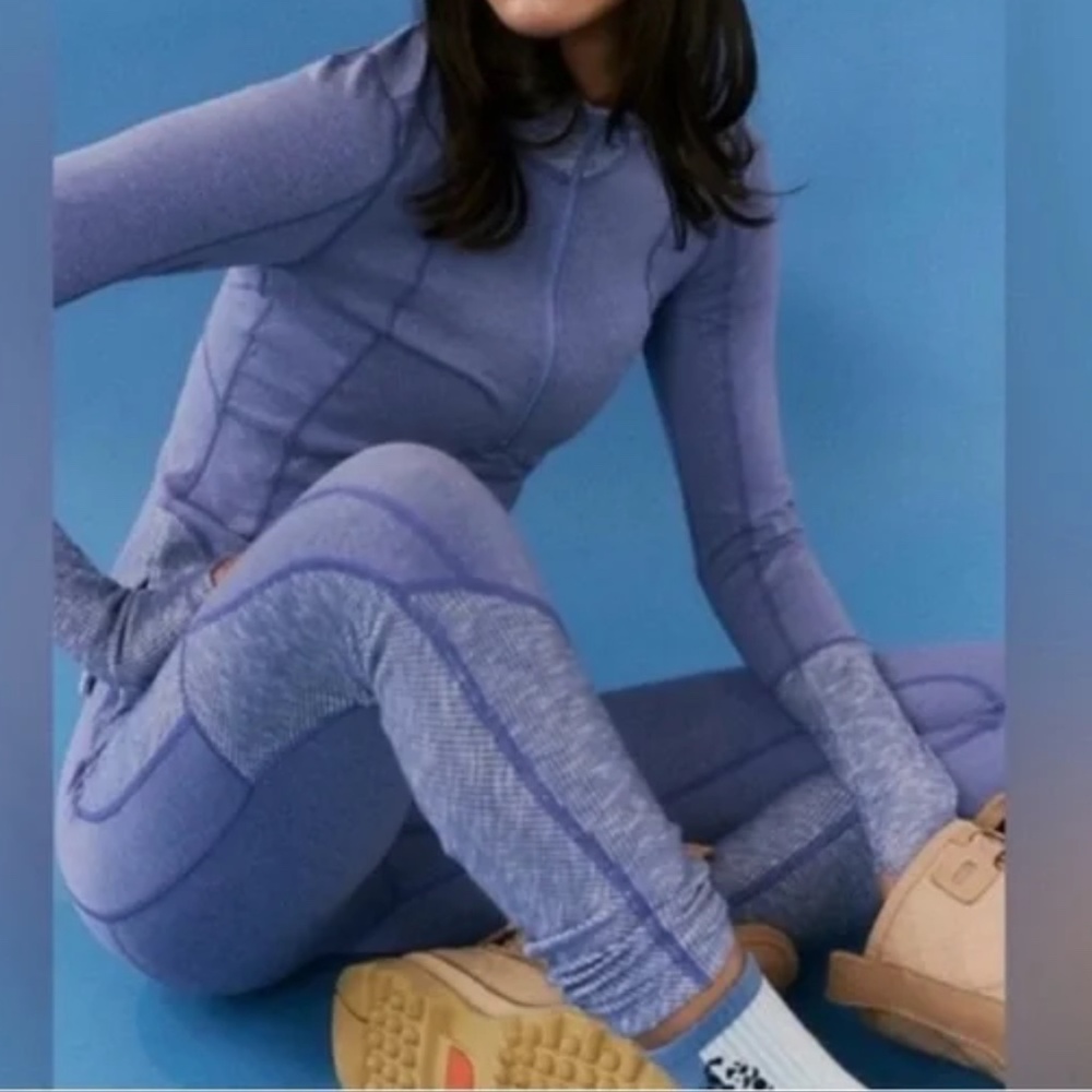 FP Movement by Free People Base Layer Leggings in Royal Blue Sz XS NWT $108R